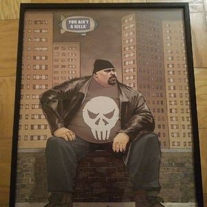 Framed Printed Illustration: Big Pun